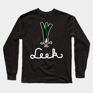 Leek (White) Long Sleeve T-Shirt